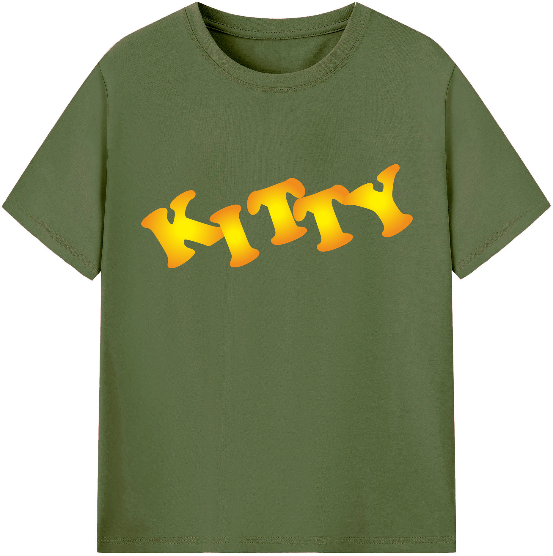 （画像用） Hello Kitty ハローキティ 綿100％半袖Tシャツ（フロントプリント）